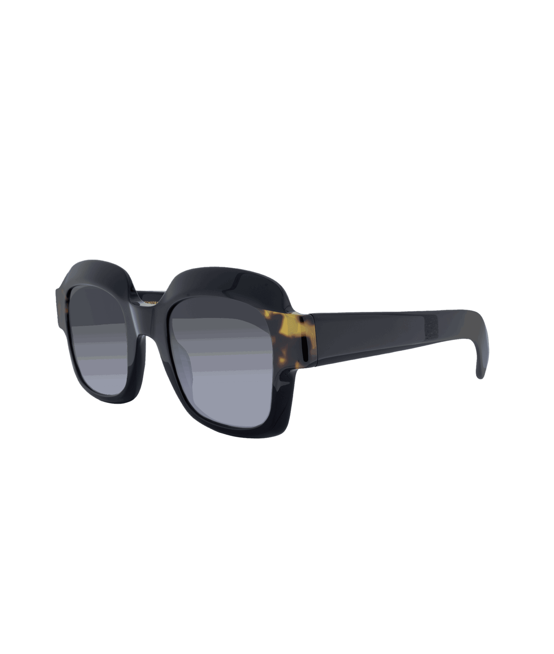 Choose a striking and elegant look with the Kaleos Lynn sunglasses. Their bold square shape and sleek black color are enhanced by a subtle touch of tortoiseshell, creating the perfect blend of modernity and refinement.