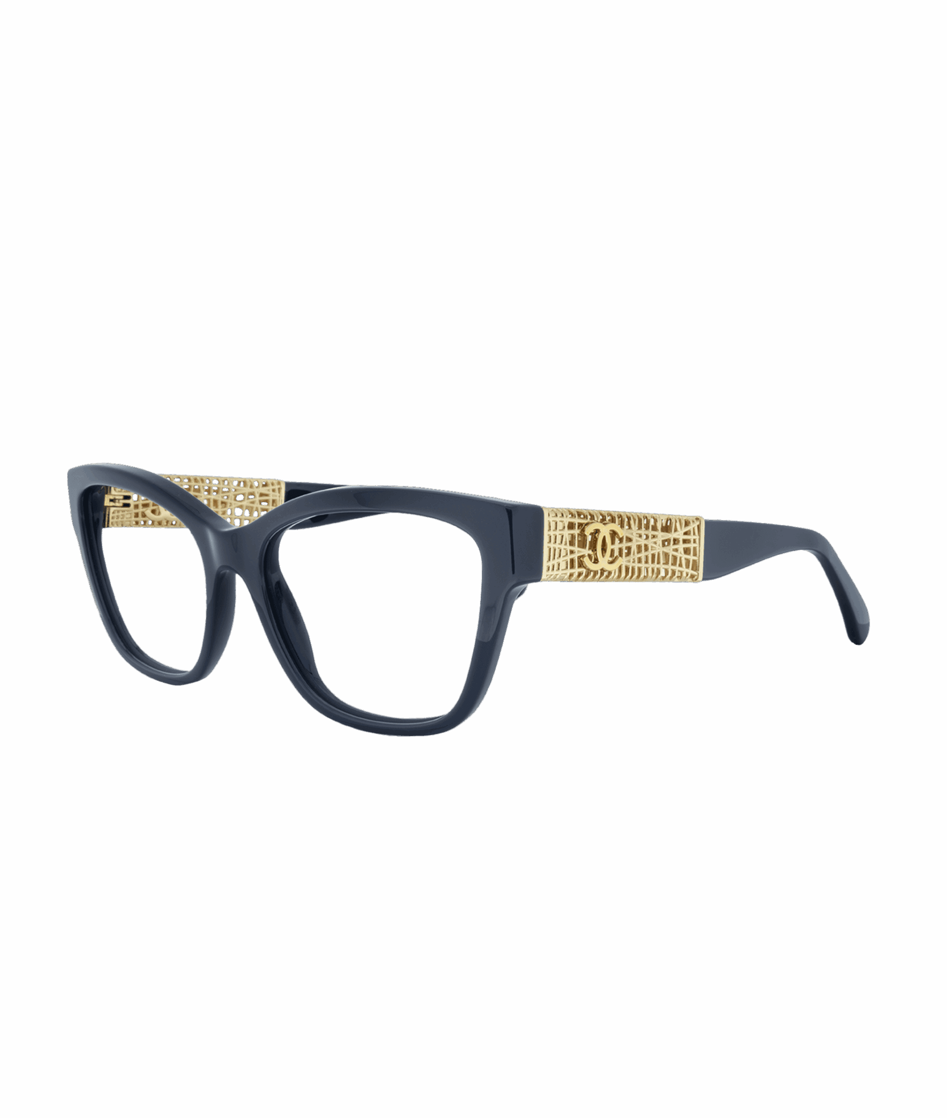 Dans une teinte bleue élégante, incarne le luxe et le style contemporain. Ses branches dorées ajoutent une touche de sophistication, créant un contraste raffiné qui attire l'attention.