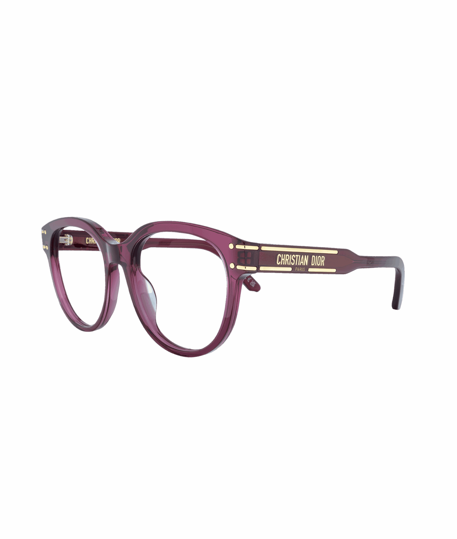 The D.Signature R3I features an elegant and modern mauve hue paired with a bold round shape. It’s the perfect frame for those seeking a classic silhouette with a touch of sophistication and originality in its color.