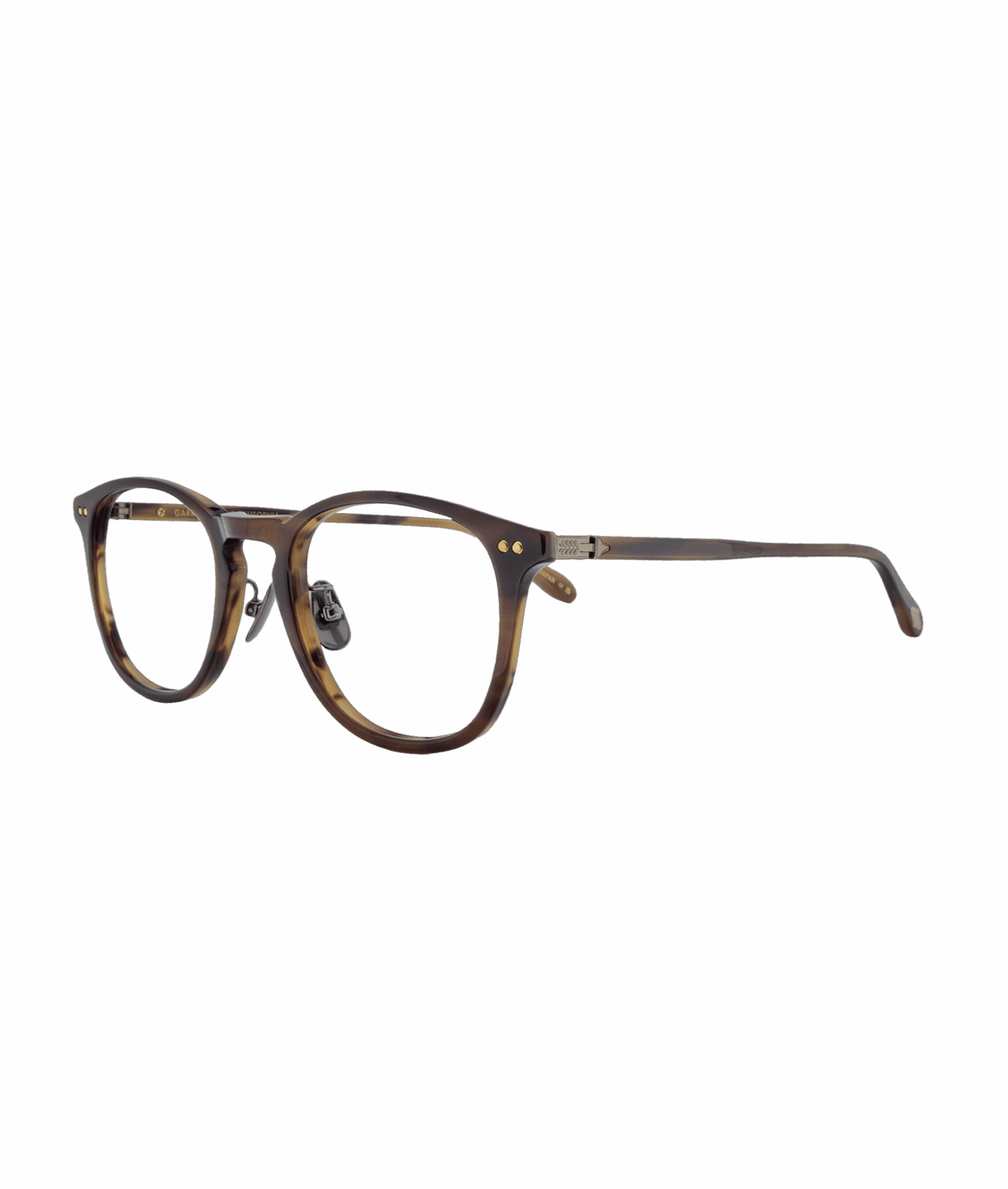 Les lunettes Garrett Leight KinneyJ, conçues en plastique avec une élégante couleur Havana, offrent un style intemporel et une grande légèreté. Dotées de plaquettes ajustables, elles garantissent un fit parfait pour le nez, assurant ainsi un confort optimal tout au long de la journée.