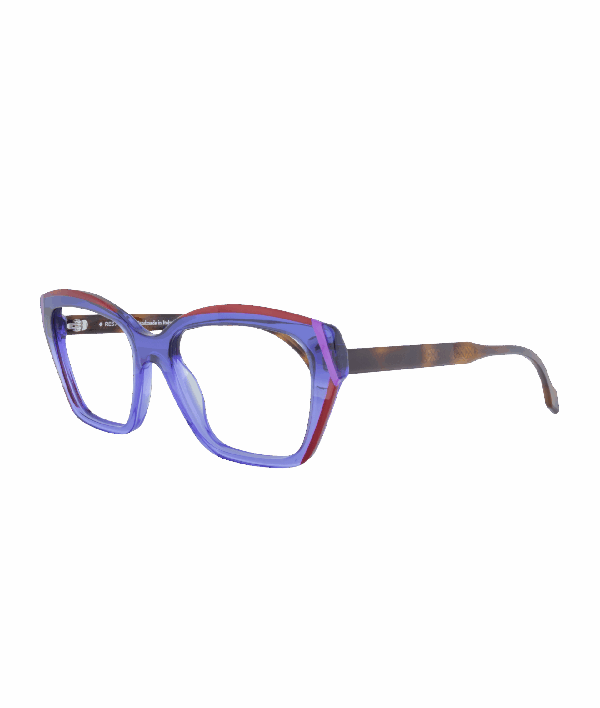 With its rectangular cat-eye design and vibrant colors, the Cinnamon by Res/Rei is a true tribute to modern elegance. This feminine frame perfectly blends the boldness of its distinctive lines with the softness of its curves.