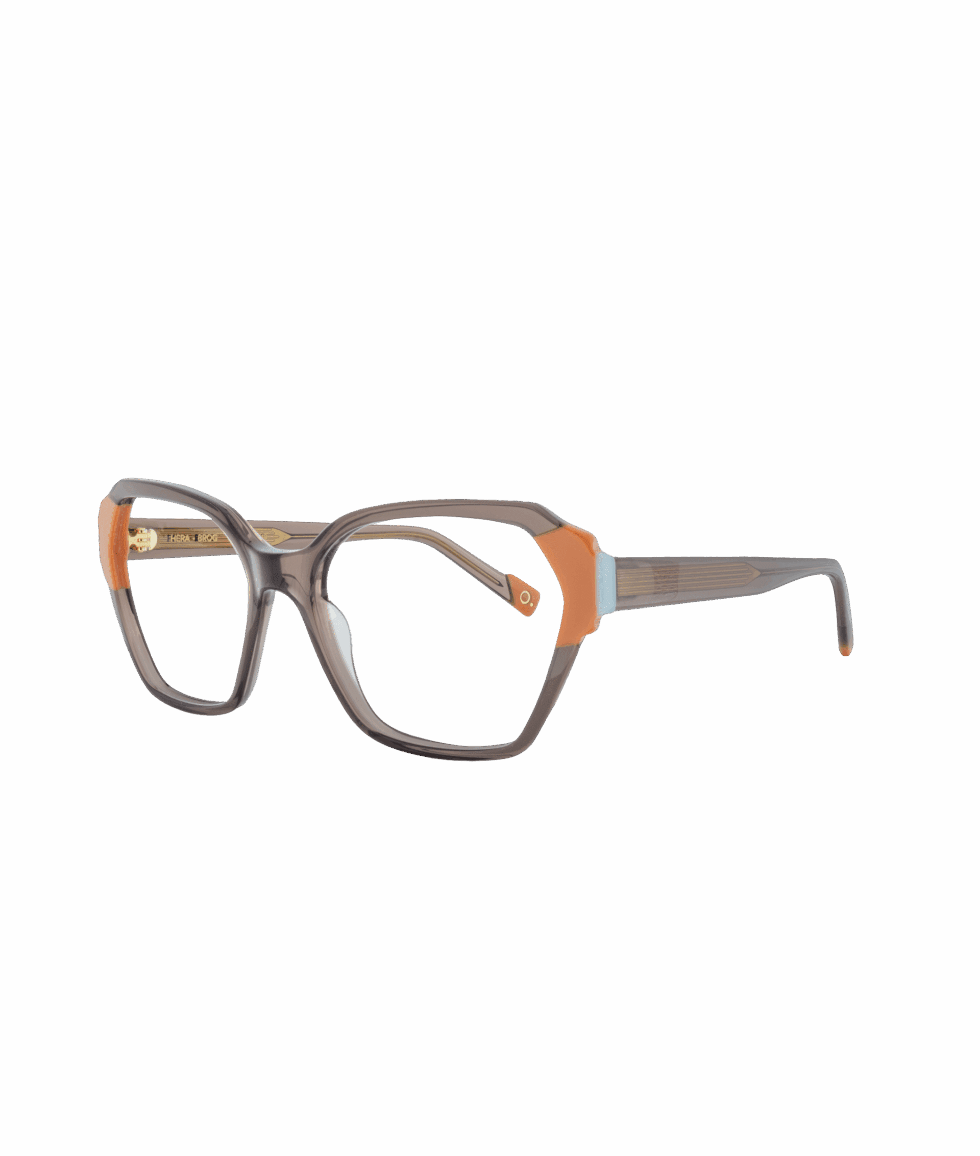 Elegant and distinctive, the Etnia Barcelona Hera frame in burnt orange stands out with its geometric shape and minimalist design. Its warm hue provides a modern and confident style, perfect for a contemporary and refined look.