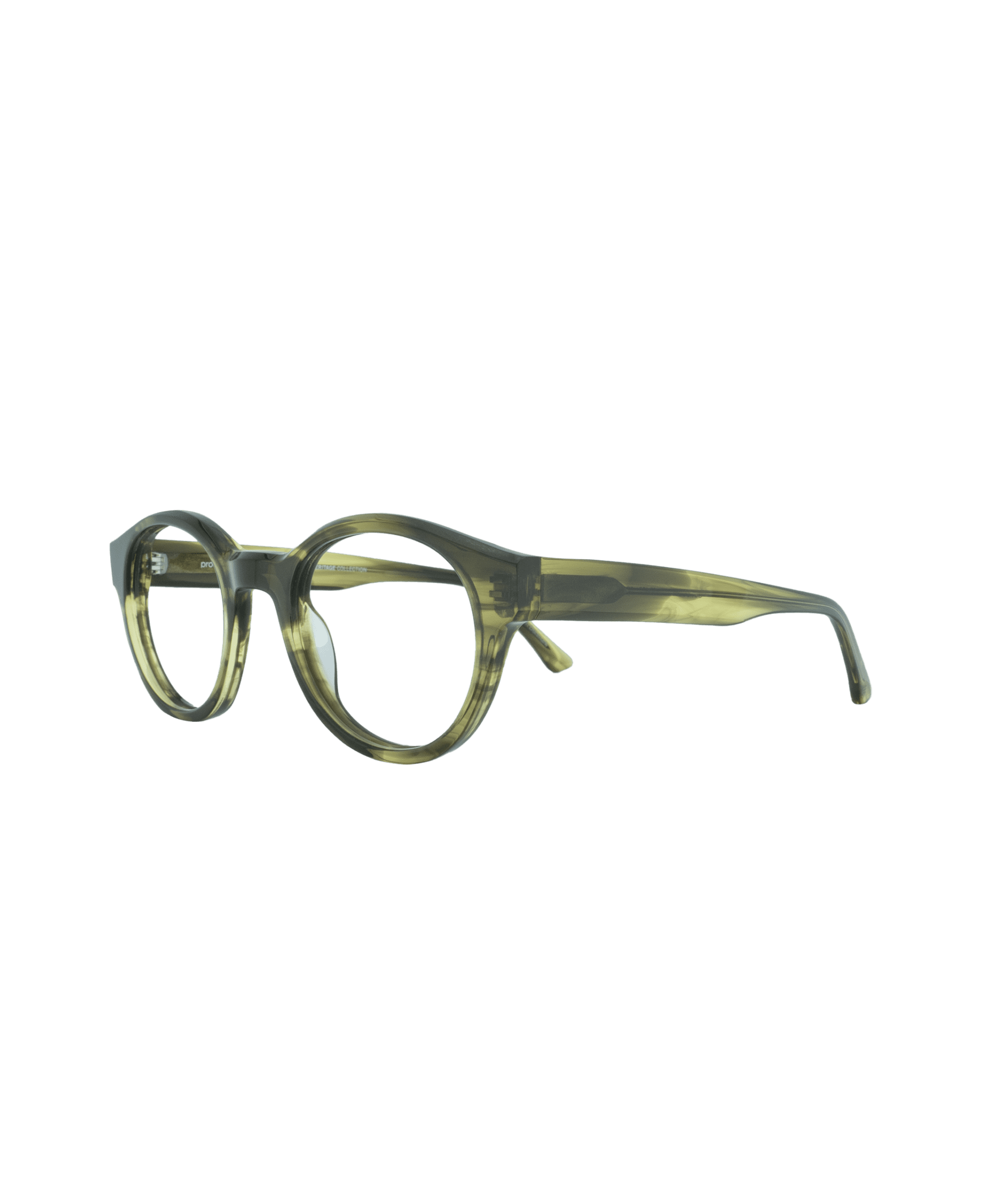 Perfect for round-shape enthusiasts, the CUT3 stands out with a decidedly modern interpretation. Its thick temples enhance its character, while the trendy olive green color adds a contemporary and elegant touch. A unisex frame with a bold, on-trend style.