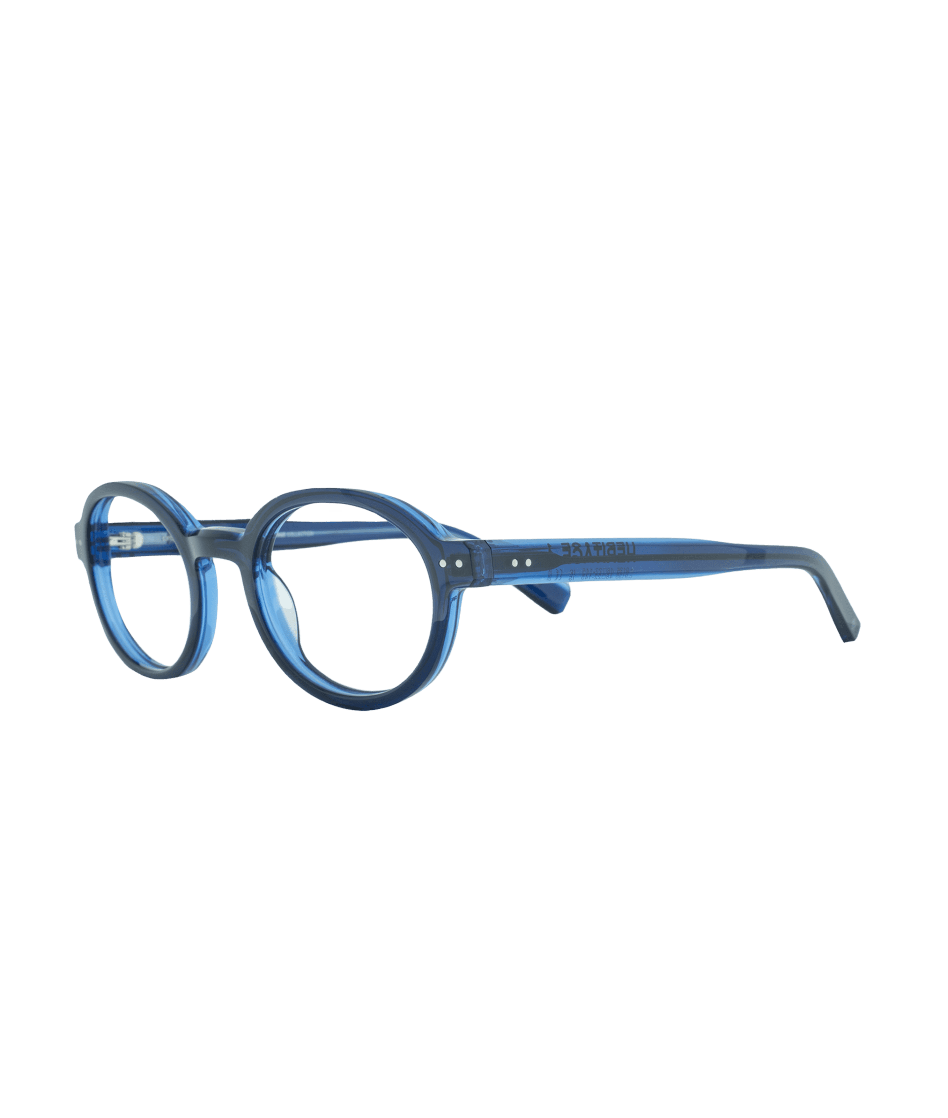 The oval trend shines boldly. This on-trend oval frame stands out with a vibrant neon blue hue, bringing energy and modernity to the eyes. Its balanced design combines contemporary style with a confident character, perfect for those who want to follow the trend while standing out.