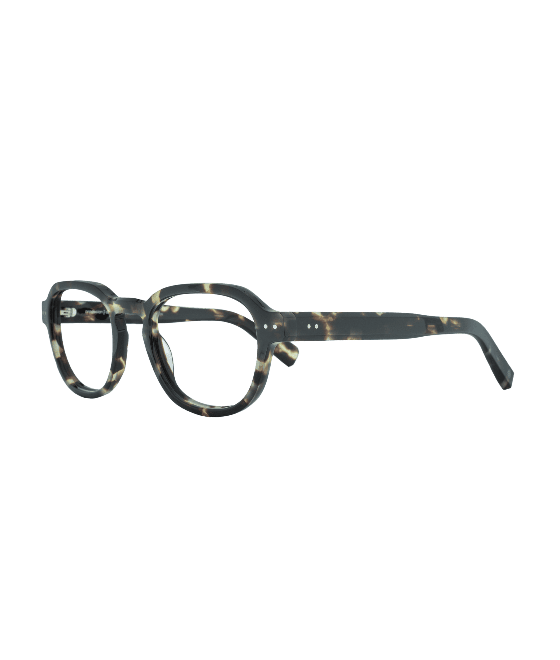 A classic reimagined with modernity. This high-quality acetate frame captivates with its slightly rounded, balanced shape, making it easy to wear every day. Its dark demi-brown hue adds a warm and elegant touch, for a subtle and refined style.